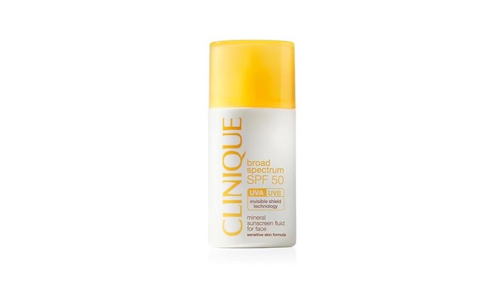 Sunscreen For Your Skin Type: Clinique SPF 50 Mineral Sunscreen Fluid For Face