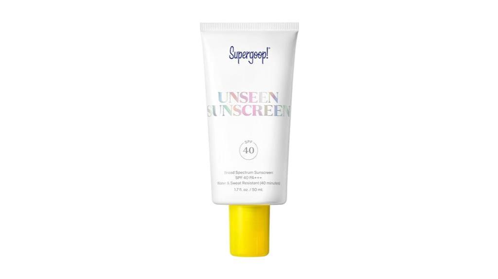 7 Best Sunscreens for Acne-Prone Skin: Supergoop! Unseen Sunscreen - SPF 40