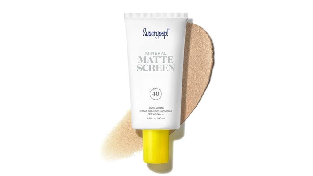 7 Best Sunscreens for Acne-Prone Skin: Supergoop! Mineral Mattescreen (SPF 40)